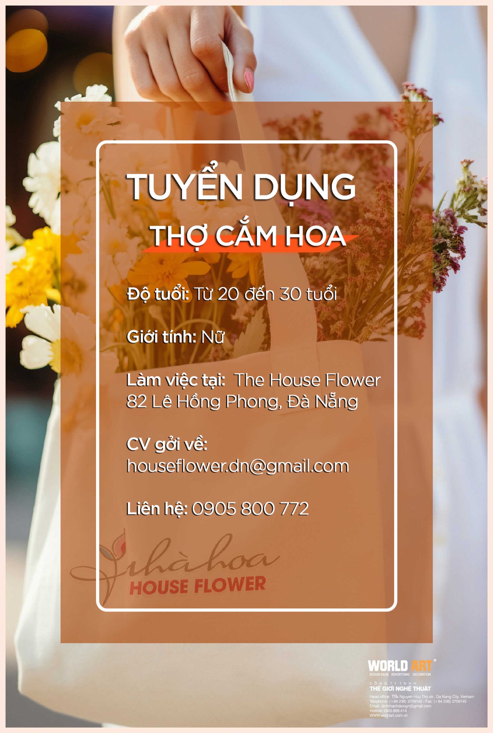 thợ cắm hoa
