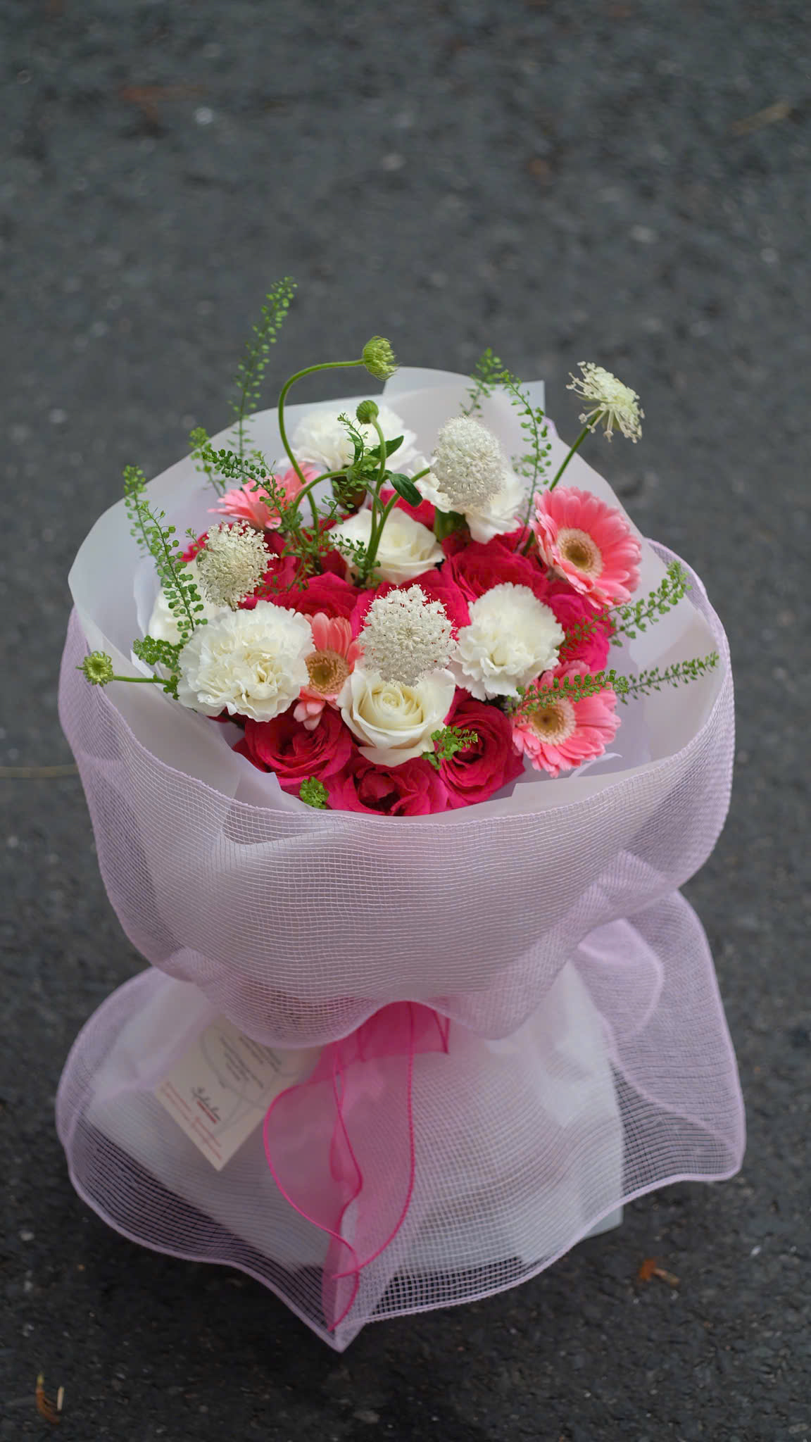 BÓ HOA HỒNG MIX FORM TRÒN - BH32