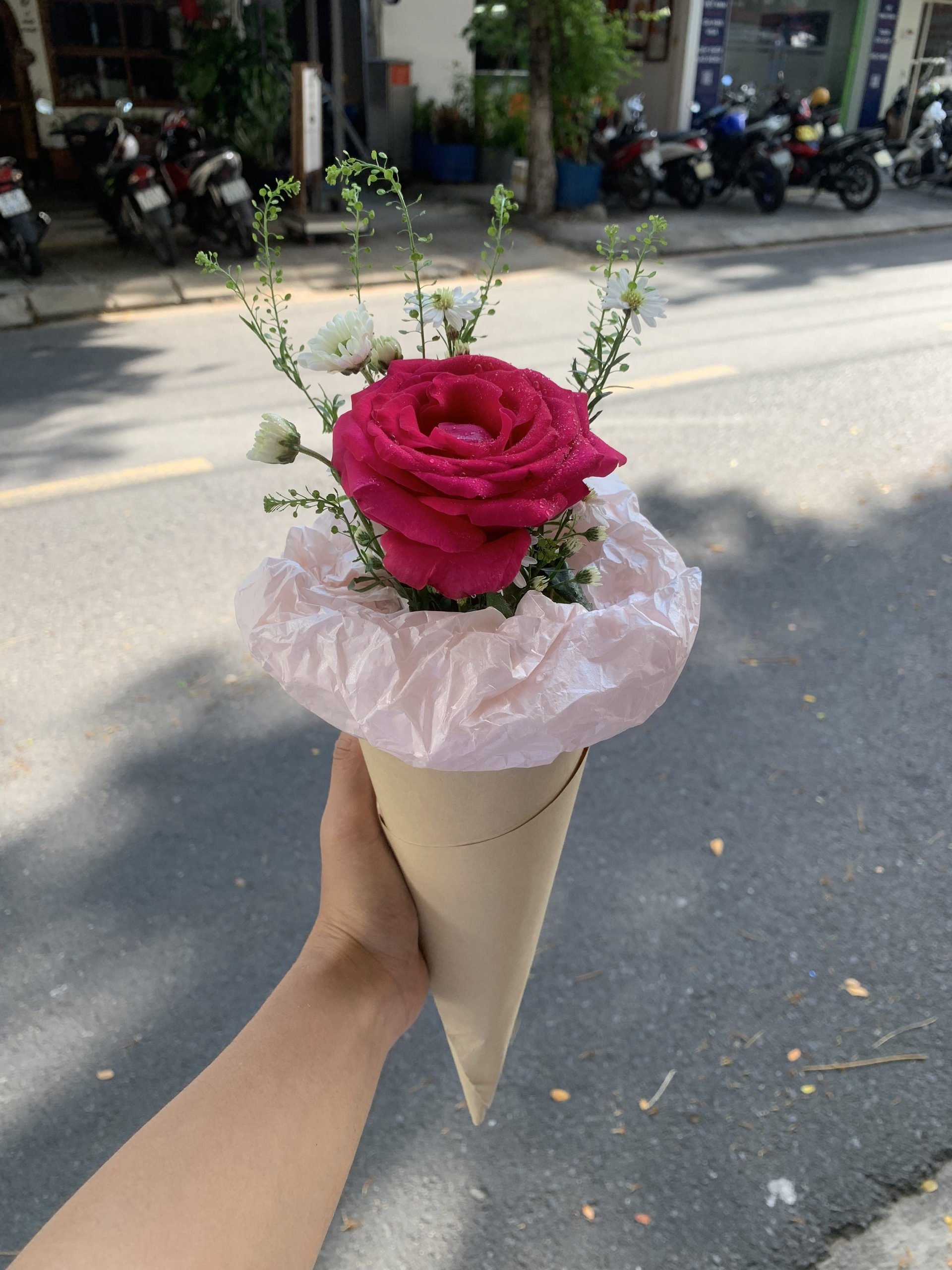 BÓ HOA ỐC QUẾ 1 BÔNG - OQ15