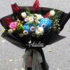 BÓ HOA HỒNG MIX CÚ MẪU ĐƠN