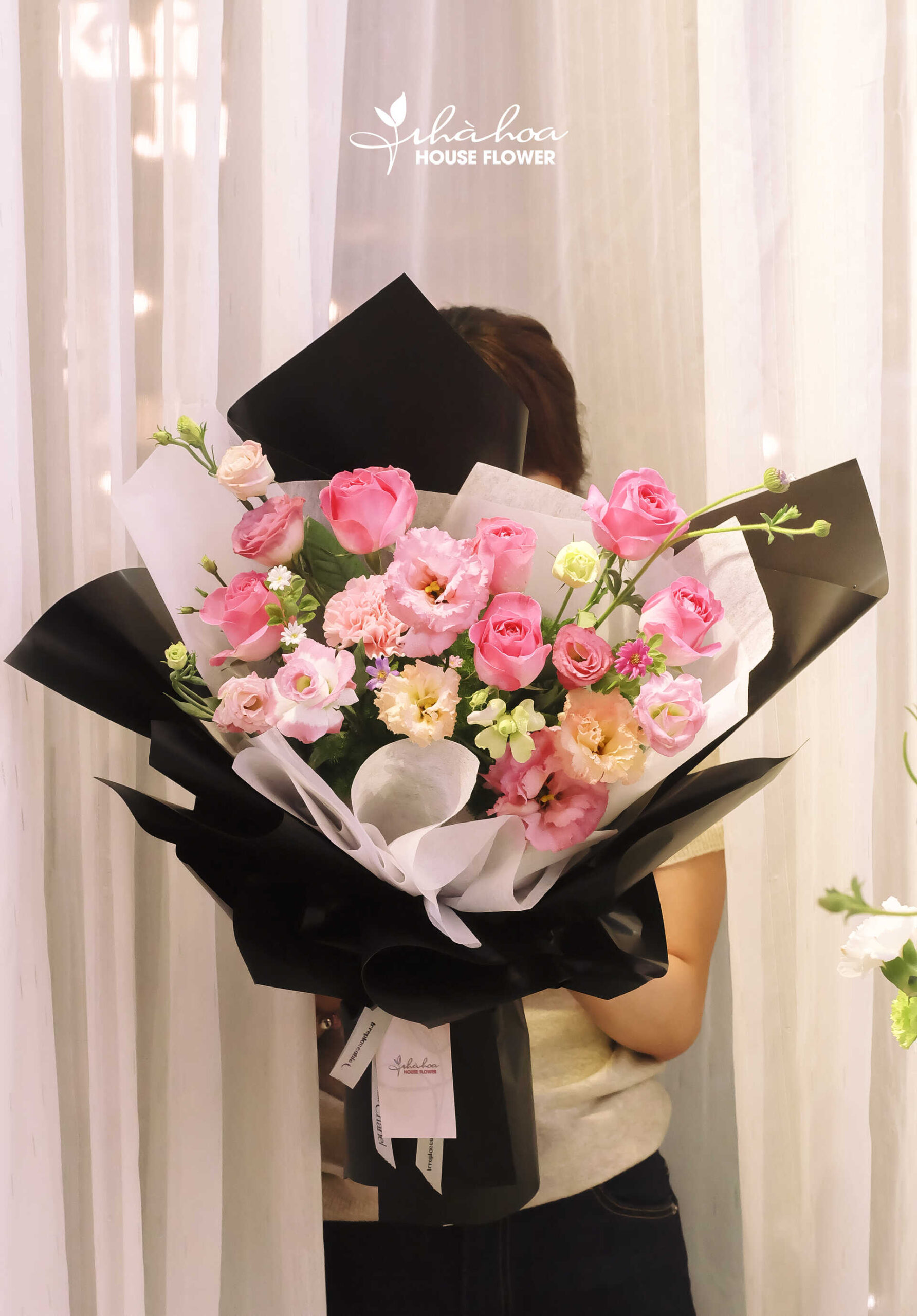 BÓ HOA HỒNG SEN ĐẠI MIX - BH22